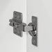 Dulap TV de perete Pe perete 2 pcs Alb Lucios 30 x 31 x 60 cm - WALTI WALTI