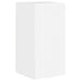 Dulap TV de perete Pe perete 2 pcs Alb Lucios 30 x 31 x 60 cm - WALTI WALTI