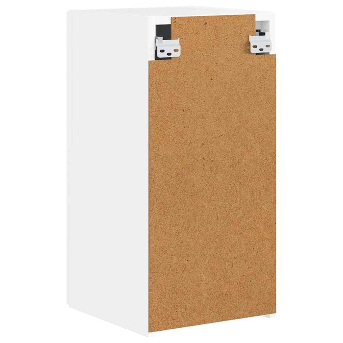 Dulap TV de perete Pe perete 2 pcs Alb Lucios 30 x 31 x 60 cm - WALTI WALTI