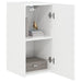 Dulap TV de perete Pe perete 2 pcs Alb Lucios 30 x 31 x 60 cm - WALTI WALTI