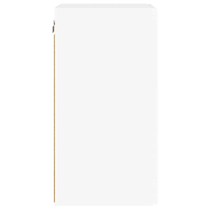 Dulap TV de perete Pe perete 2 pcs Alb Lucios 30 x 31 x 60 cm - WALTI WALTI