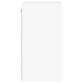 Dulap TV de perete Pe perete 2 pcs Alb Lucios 30 x 31 x 60 cm - WALTI WALTI