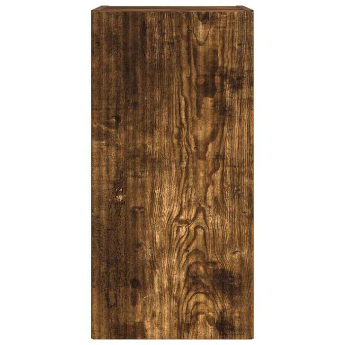 Dulap TV de perete Stejar fumuriu 30 x 31 x 60 cm Lemn compozit - WALTI WALTI