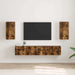 Dulap TV de perete 2 pcs Stejar fumuriu 30 x 31 x 60 cm - WALTI WALTI