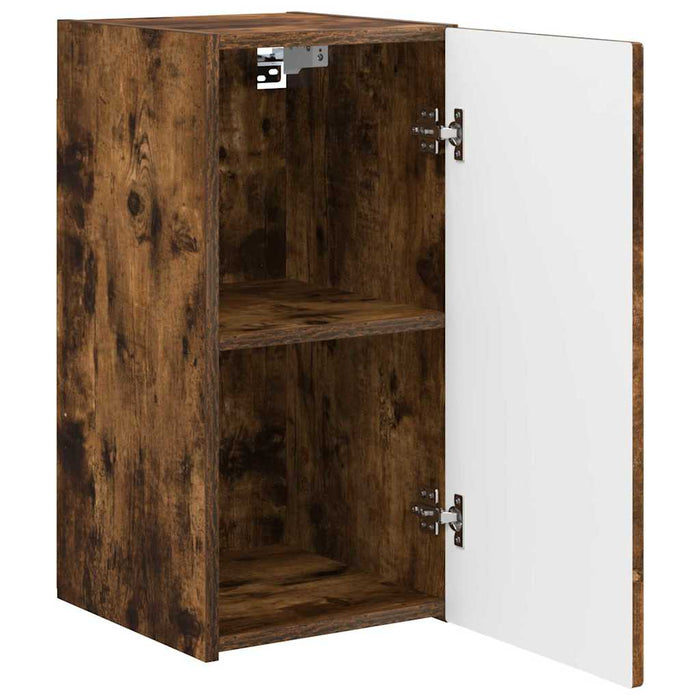 Dulap TV de perete 2 pcs Stejar fumuriu 30 x 31 x 60 cm - WALTI WALTI