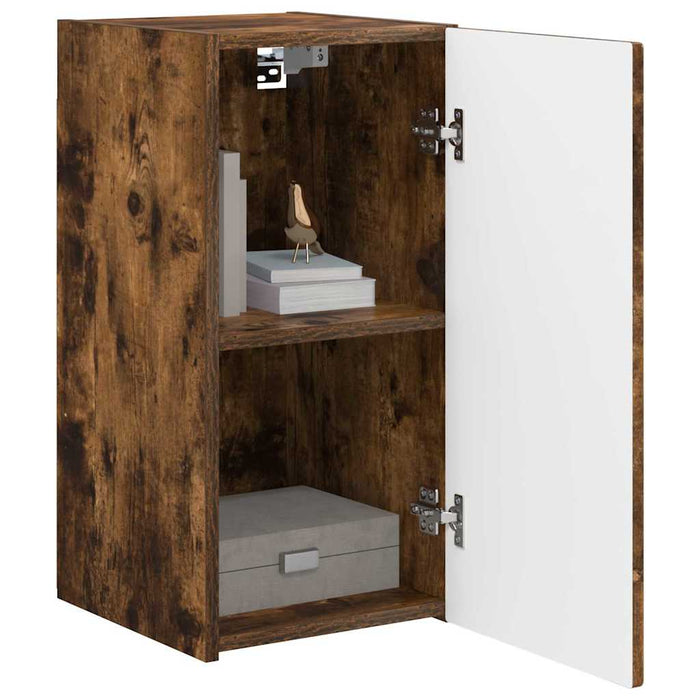 Dulap TV de perete 2 pcs Stejar fumuriu 30 x 31 x 60 cm - WALTI WALTI