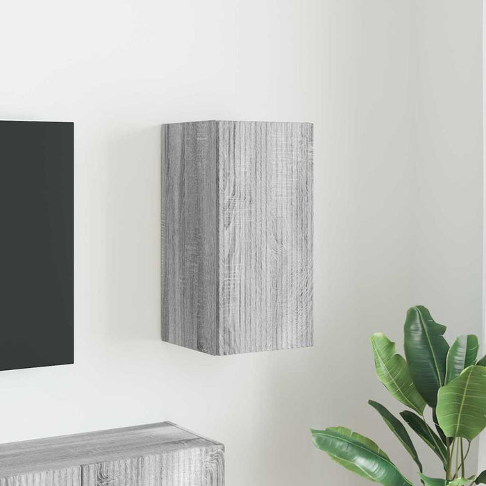 Dulap TV de perete Gri Sonoma 30 x 31 x 60 cm Lemn compozit - WALTI WALTI