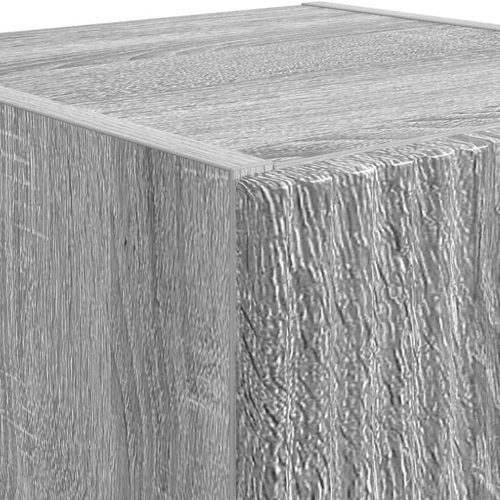 Dulap TV de perete Pe perete 2 pcs Gri Sonoma 30 x 31 x 60 cm - WALTI WALTI