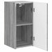 Dulap TV de perete Pe perete 2 pcs Gri Sonoma 30 x 31 x 60 cm - WALTI WALTI