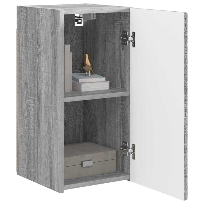 Dulap TV de perete Pe perete 2 pcs Gri Sonoma 30 x 31 x 60 cm - WALTI WALTI