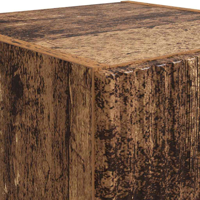 Dulap TV de perete Pe perete 2 pcs Lemn Vechi 30 x 31 x 60 cm - WALTI WALTI
