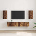 Dulap TV de perete Pe perete 2 pcs Lemn Vechi 30 x 31 x 60 cm - WALTI WALTI