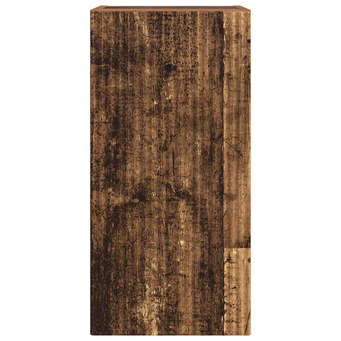 Dulap TV de perete Pe perete 2 pcs Lemn Vechi 30 x 31 x 60 cm - WALTI WALTI