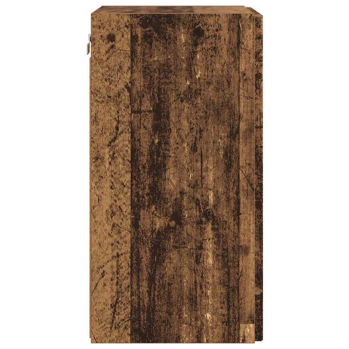 Dulap TV de perete Pe perete 2 pcs Lemn Vechi 30 x 31 x 60 cm - WALTI WALTI
