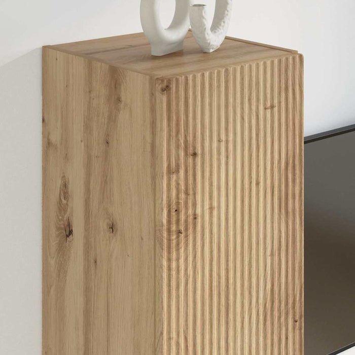 Dulap TV de perete Pe perete Stejar artizanal 30 x 31 x 60 cm - WALTI WALTI