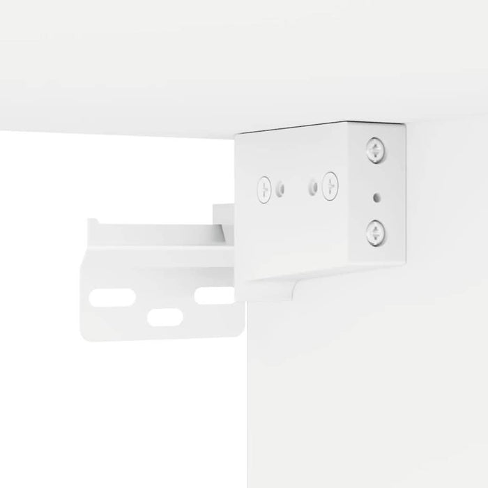 Dulap TV de perete Pe perete Alb 30 x 31 x 80 cm Lemn compozit - WALTI WALTI