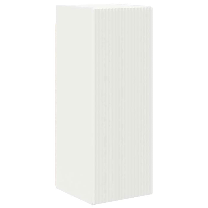 Dulap TV de perete Pe perete Alb 30 x 31 x 80 cm Lemn compozit - WALTI WALTI