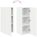 Dulap TV de perete Pe perete Alb 30 x 31 x 80 cm Lemn compozit - WALTI WALTI