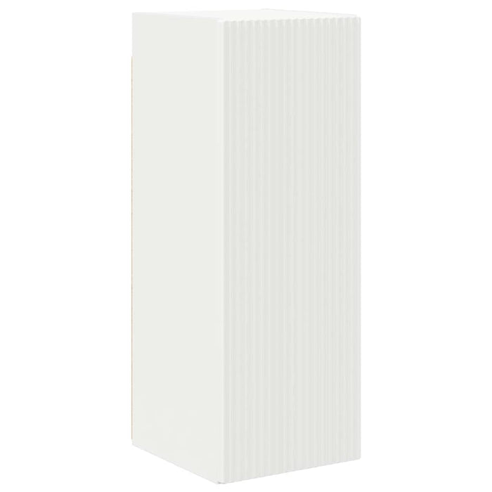 Dulap TV de perete 2 pcs Alb 30 x 31 x 80 cm Lemn compozit - WALTI WALTI