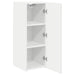 Dulap TV de perete 2 pcs Alb 30 x 31 x 80 cm Lemn compozit - WALTI WALTI
