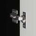 Dulap TV de perete Negru 30 x 31 x 80 cm Lemn compozit - WALTI WALTI