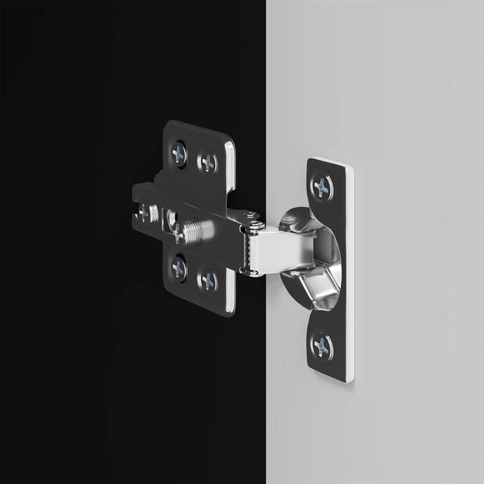 Dulap TV de perete 2 pcs Negru 30 x 31 x 80 cm Lemn compozit - WALTI WALTI