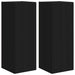 Dulap TV de perete 2 pcs Negru 30 x 31 x 80 cm Lemn compozit - WALTI WALTI