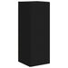 Dulap TV de perete 2 pcs Negru 30 x 31 x 80 cm Lemn compozit - WALTI WALTI