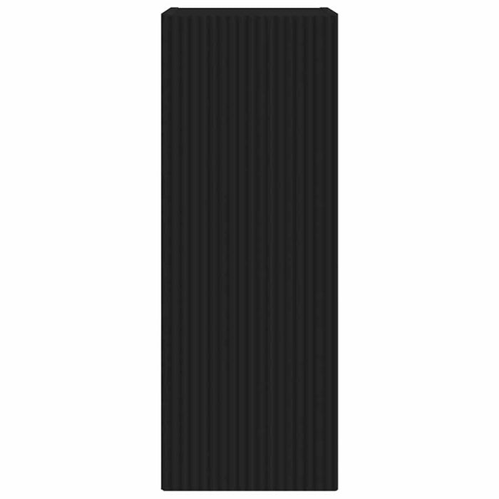 Dulap TV de perete 2 pcs Negru 30 x 31 x 80 cm Lemn compozit - WALTI WALTI