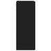 Dulap TV de perete 2 pcs Negru 30 x 31 x 80 cm Lemn compozit - WALTI WALTI