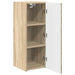Dulap TV de perete 2 pcs Sonoma 30 x 31 x 80 cm Lemn compozit - WALTI WALTI