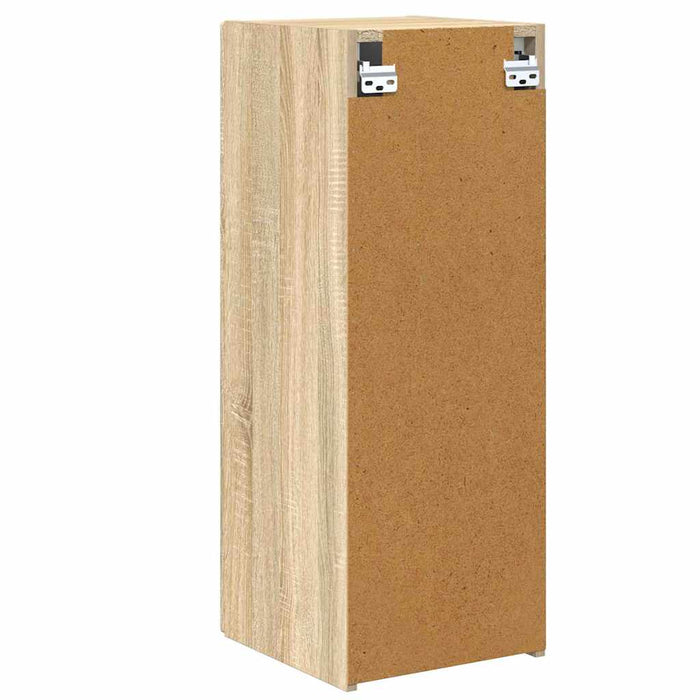 Dulap TV de perete 2 pcs Sonoma 30 x 31 x 80 cm Lemn compozit - WALTI WALTI