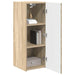 Dulap TV de perete 2 pcs Sonoma 30 x 31 x 80 cm Lemn compozit - WALTI WALTI