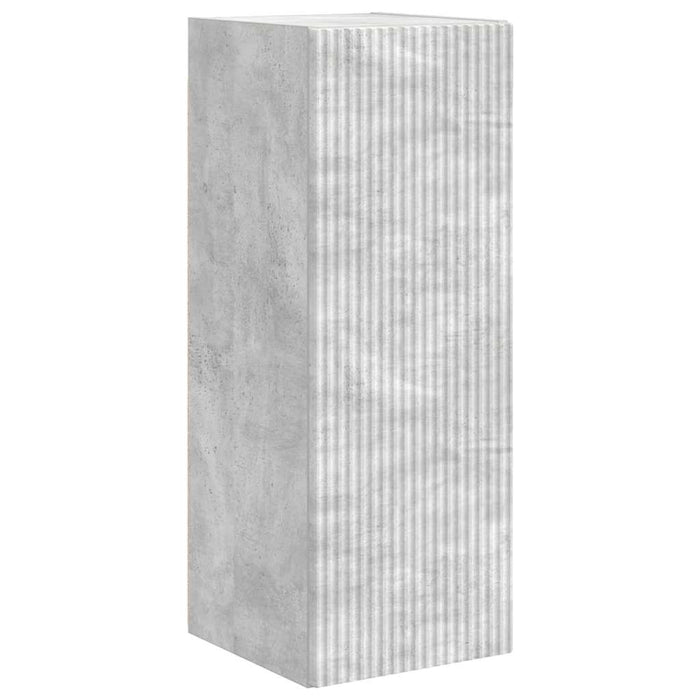 Dulap TV de perete Beton 30 x 31 x 80 cm Lemn compozit - WALTI WALTI