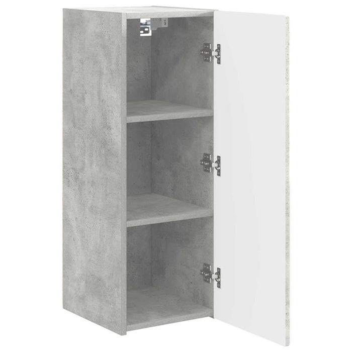 Dulap TV de perete Beton 30 x 31 x 80 cm Lemn compozit - WALTI WALTI