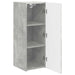 Dulap TV de perete 2 pcs Beton 30 x 31 x 80 cm Lemn compozit - WALTI WALTI
