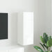 Dulap TV de perete Alb Lucios 30 x 31 x 80 cm Lemn compozit - WALTI WALTI