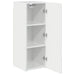 Dulap TV de perete Alb Lucios 30 x 31 x 80 cm Lemn compozit - WALTI WALTI