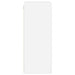 Dulap TV de perete Pe perete 2 pcs Alb Lucios 30 x 31 x 80 cm - WALTI WALTI