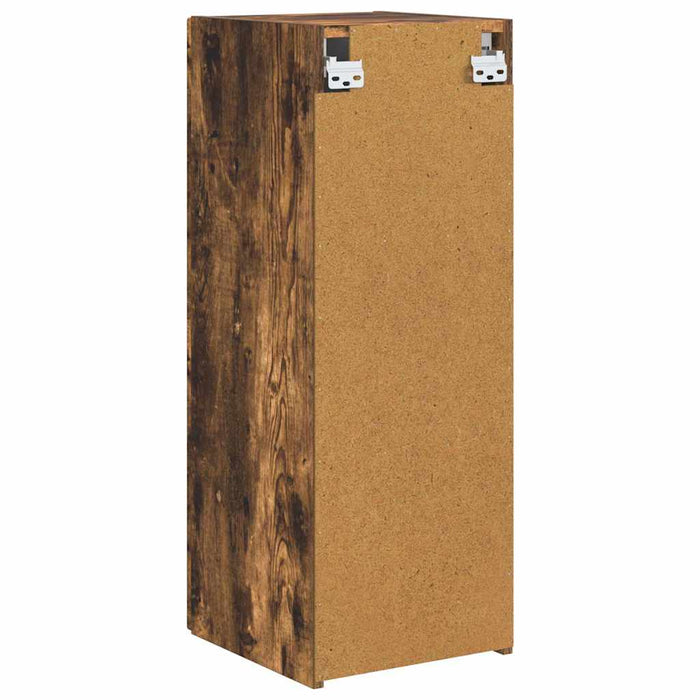 Dulap TV de perete 2 pcs Stejar fumuriu 30 x 31 x 80 cm - WALTI WALTI