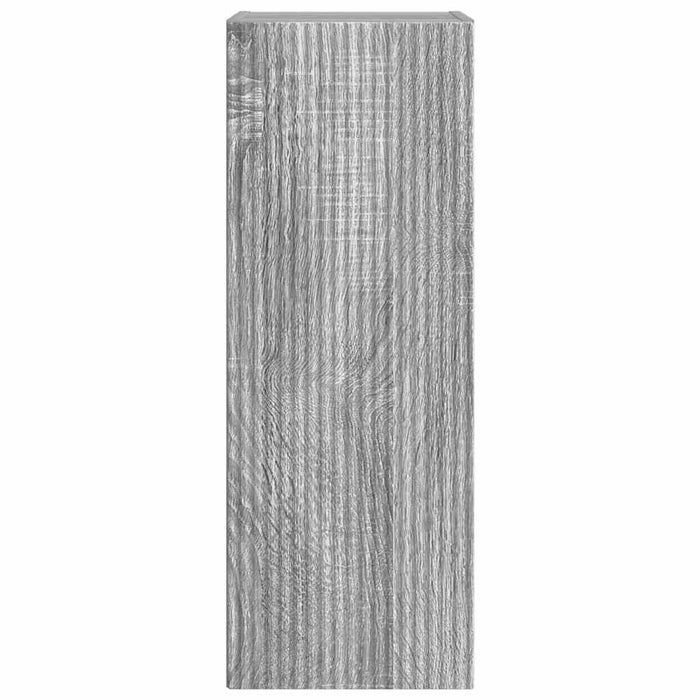 Dulap TV de perete Gri Sonoma 30 x 31 x 80 cm Lemn compozit - WALTI WALTI