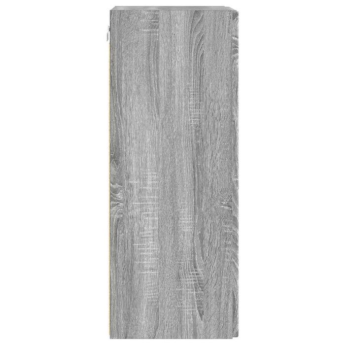 Dulap TV de perete Gri Sonoma 30 x 31 x 80 cm Lemn compozit - WALTI WALTI