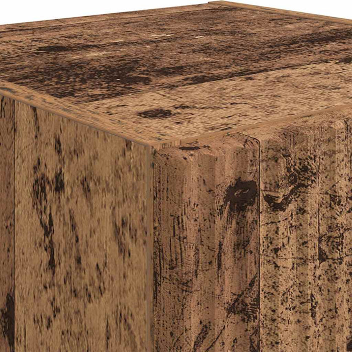 Dulap TV de perete Lemn Vechi 30 x 31 x 80 cm Lemn compozit - WALTI WALTI