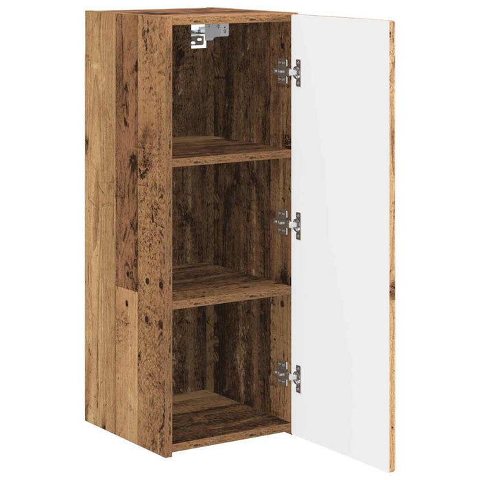 Dulap TV de perete Lemn Vechi 30 x 31 x 80 cm Lemn compozit - WALTI WALTI
