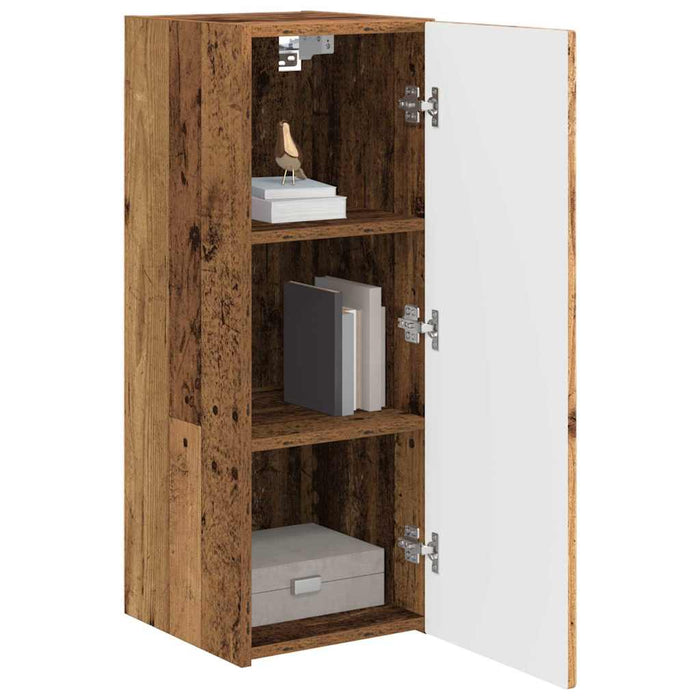 Dulap TV de perete Lemn Vechi 30 x 31 x 80 cm Lemn compozit - WALTI WALTI