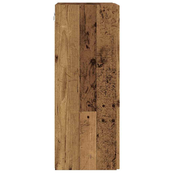 Dulap TV de perete Pe perete 2 pcs Lemn Vechi 30 x 31 x 80 cm - WALTI WALTI