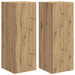 Dulap TV de perete 2 pcs Stejar artizanal 30 x 31 x 80 cm - WALTI WALTI