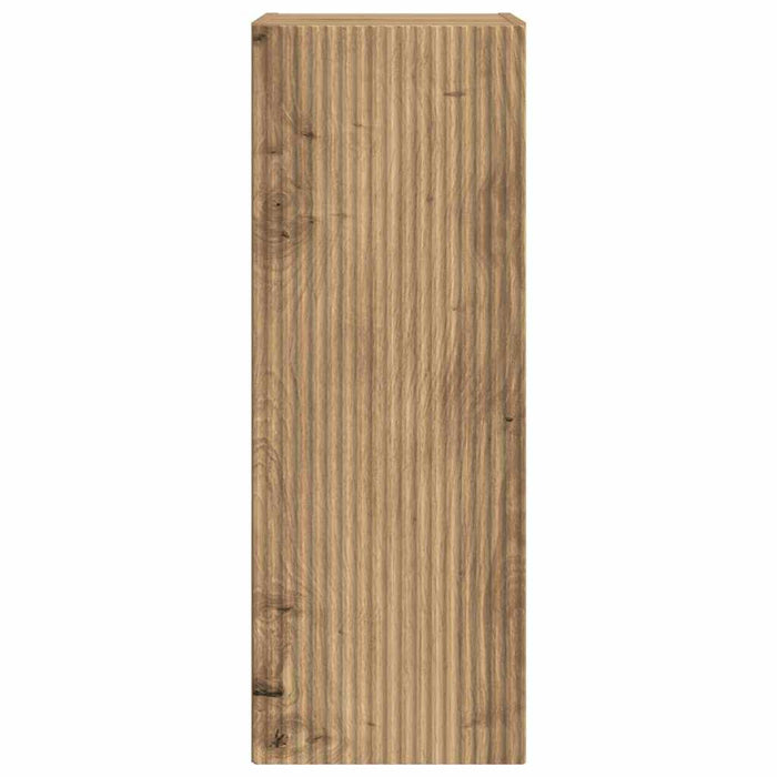 Dulap TV de perete 2 pcs Stejar artizanal 30 x 31 x 80 cm - WALTI WALTI