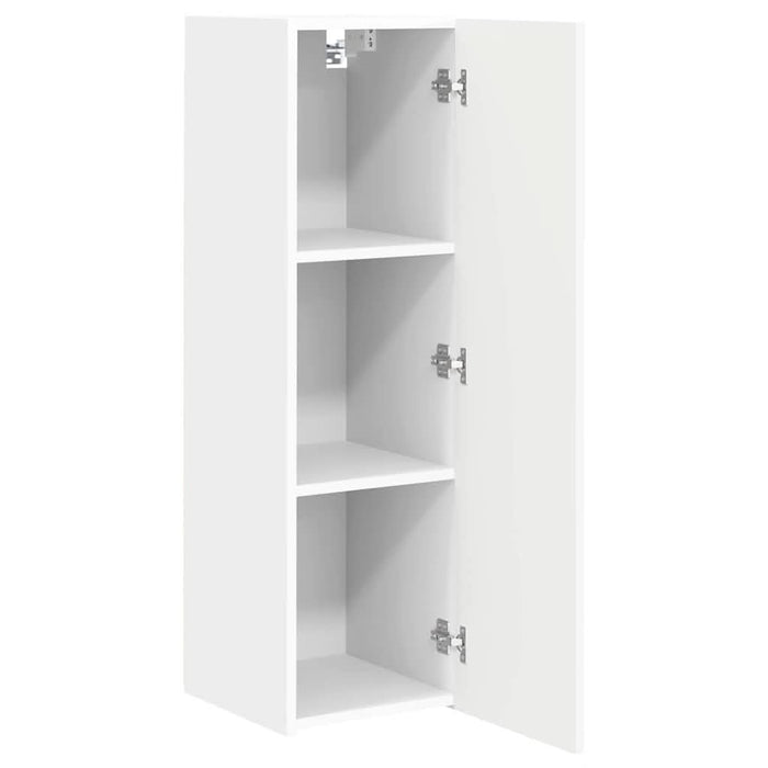 Dulap TV de perete Pe perete Alb 30 x 31 x 100 cm Lemn compozit - WALTI WALTI