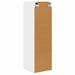 Dulap TV de perete 2 pcs Alb 30 x 31 x 100 cm Lemn compozit - WALTI WALTI